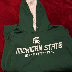 Michigan State Spartans Green Hoodie men’s size small